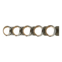 Brooklyn 5-Light Straight Double Shade Bath Sconce