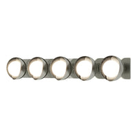 Brooklyn 5-Light Straight Double Shade Bath Sconce