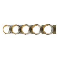 Brooklyn 5-Light Straight Double Shade Bath Sconce