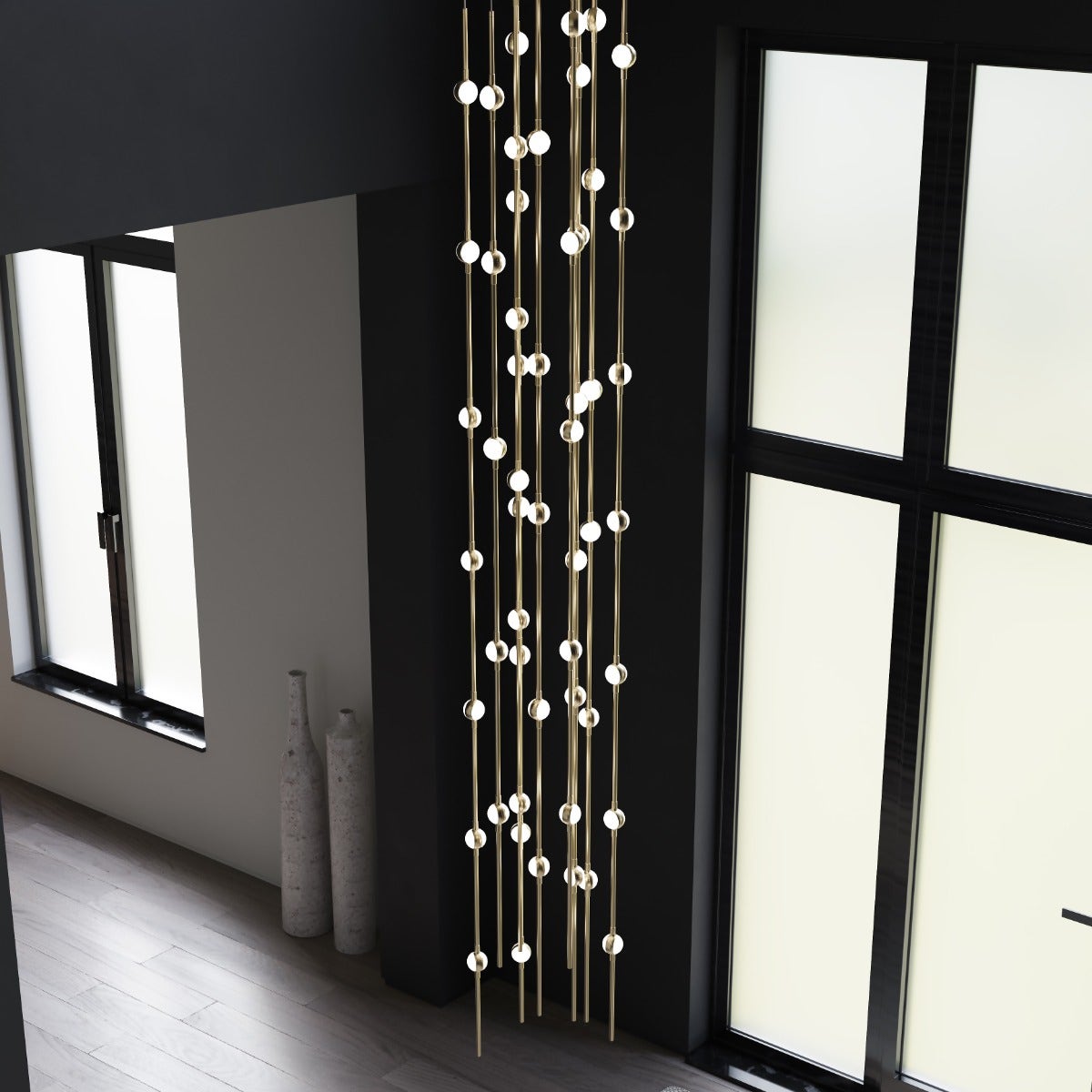 Constellation Andromeda Tall 12" Round LED Pendant (with 20' Cords)