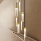 V Panels 8-Light Pendant