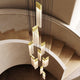 V Panels 8-Light Pendant