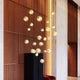 Grapes 9-Light Round Small LED Pendant
