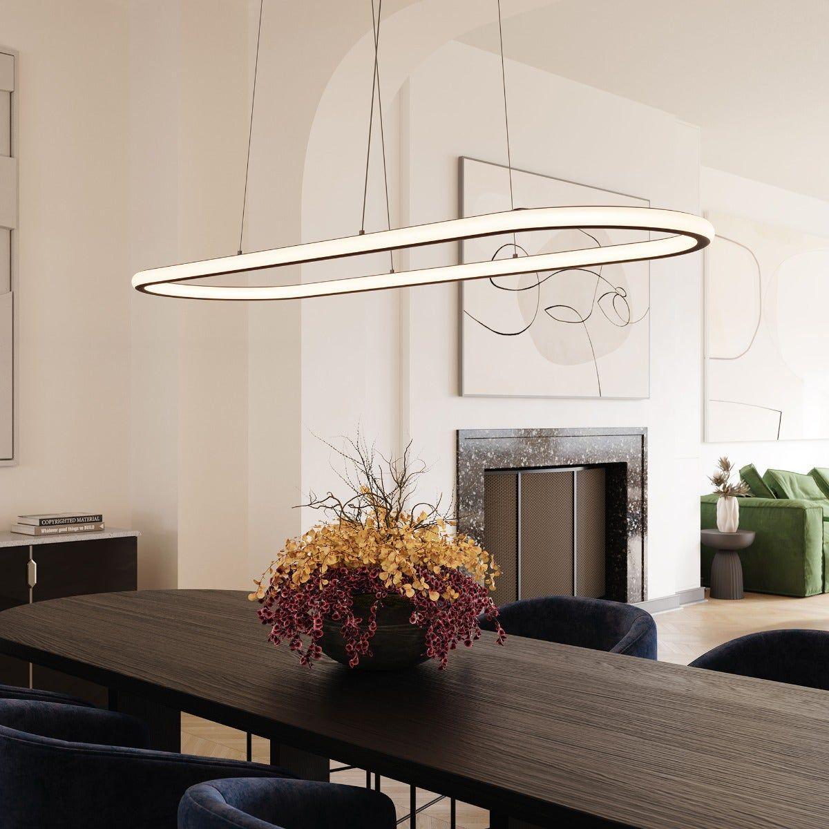 Luna 60" Racetrack Pendant