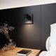 Suspenders Standard Single Sconce with Bar-Mounted Single Cylinder with Flood Lens