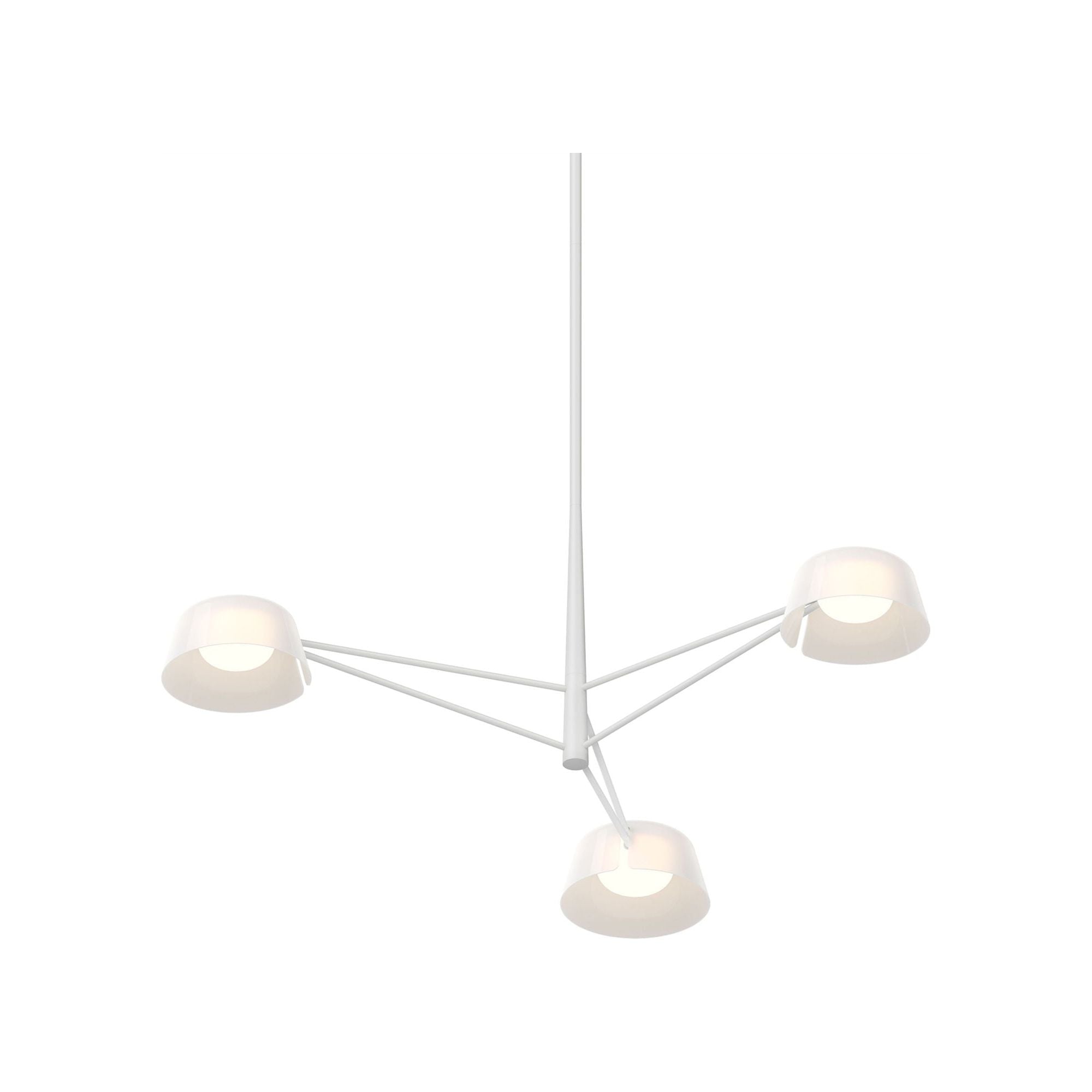 Ray 3-Light Round Chandelier