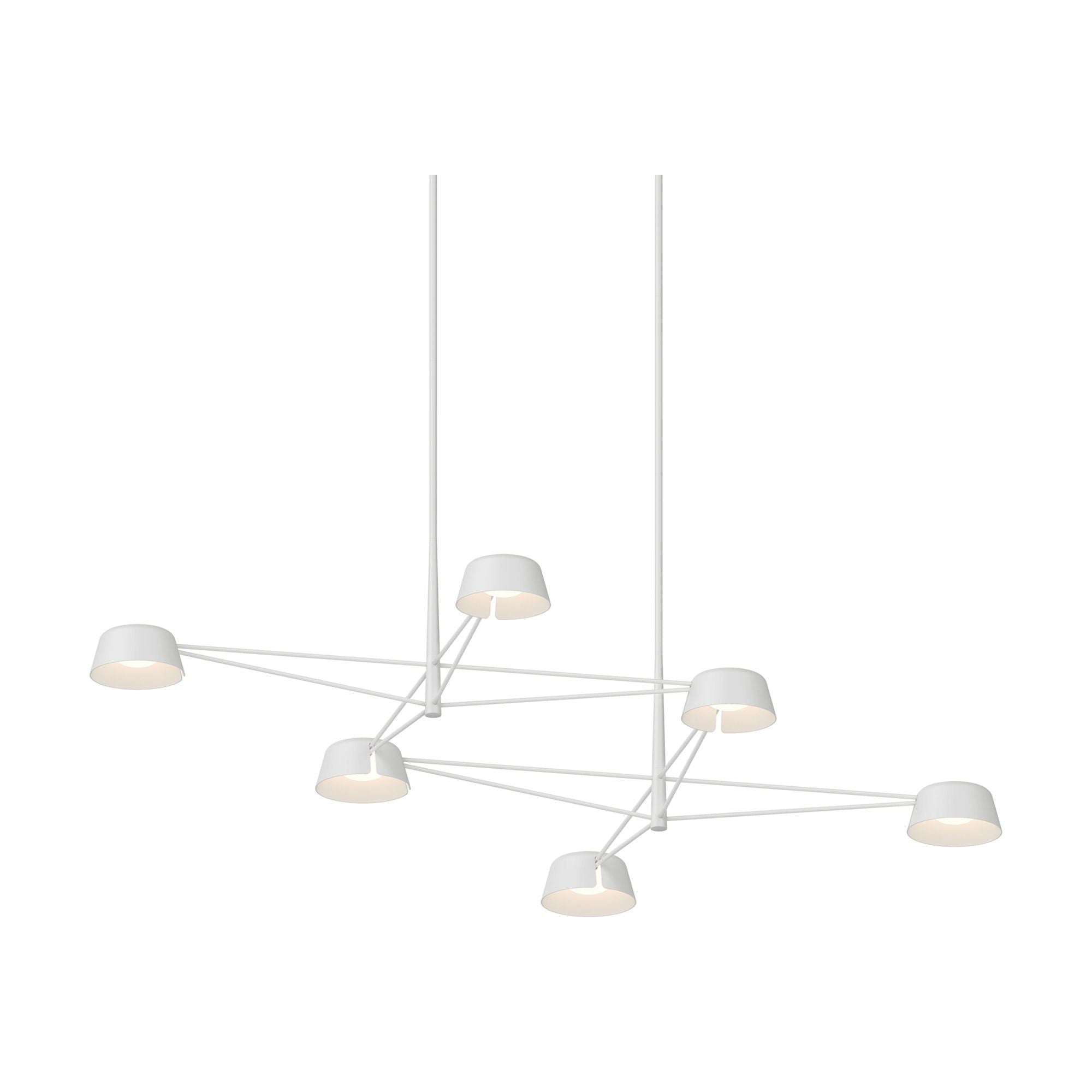 Ray 6-Light Rectangle Pendant