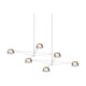 Ray 6-Light Rectangle Pendant