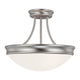 Hansen 3-Light Semi Flush Mount