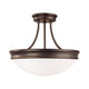 Hansen 3-Light Semi Flush Mount