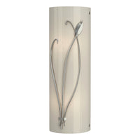 Forged Leaf and Stem Sconce