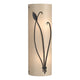 Forged Leaf and Stem Sconce