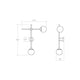 Sabon LED Double Sconce