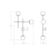Sabon LED Triple Sconce
