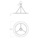 Arctic Rings 30" Single LED Ring Pendant