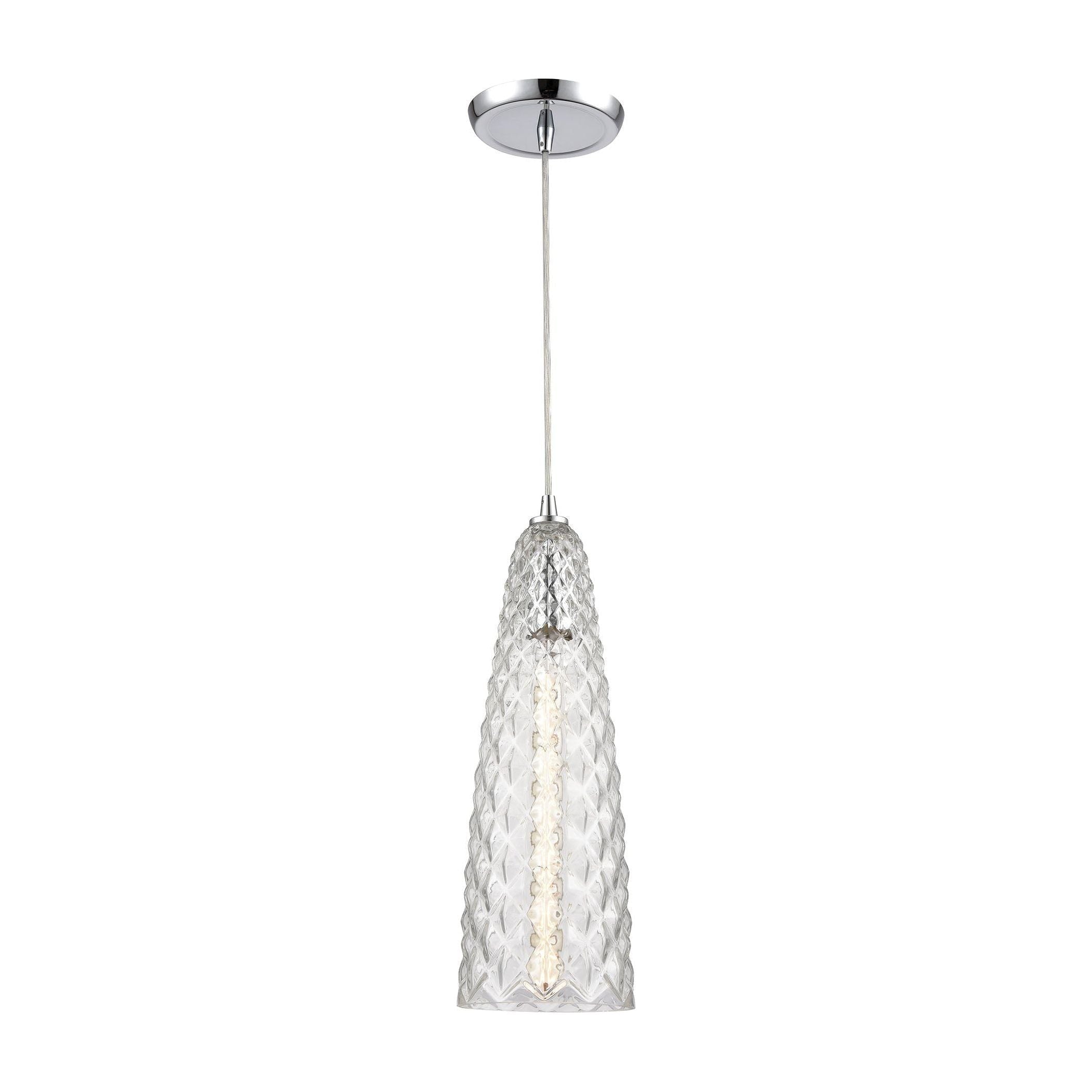 Glitzy 5" Wide 1-Light Mini Pendant