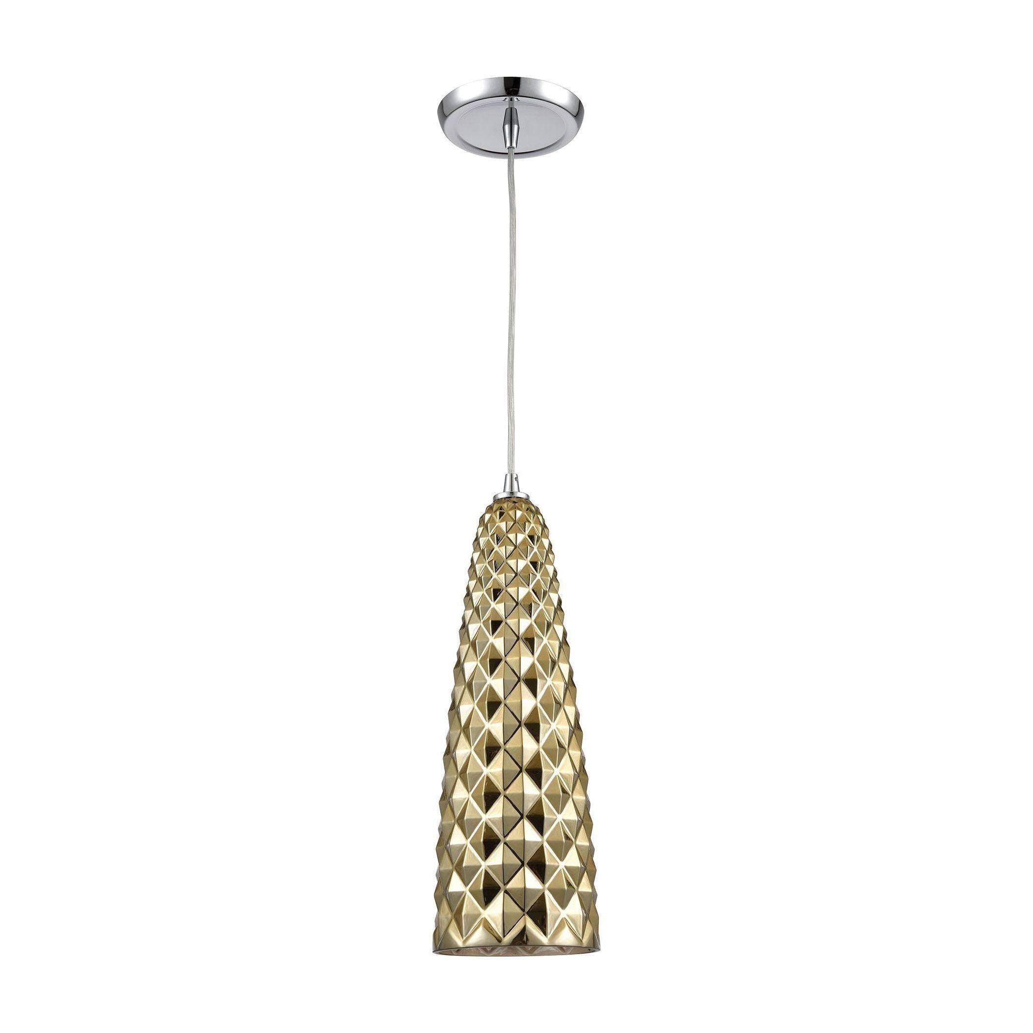 Glitzy 5" Wide 1-Light Mini Pendant