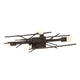 Brindille 4-Light Large Sconce/Semi-Flush