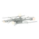 Brindille 4-Light Large Sconce/Semi-Flush