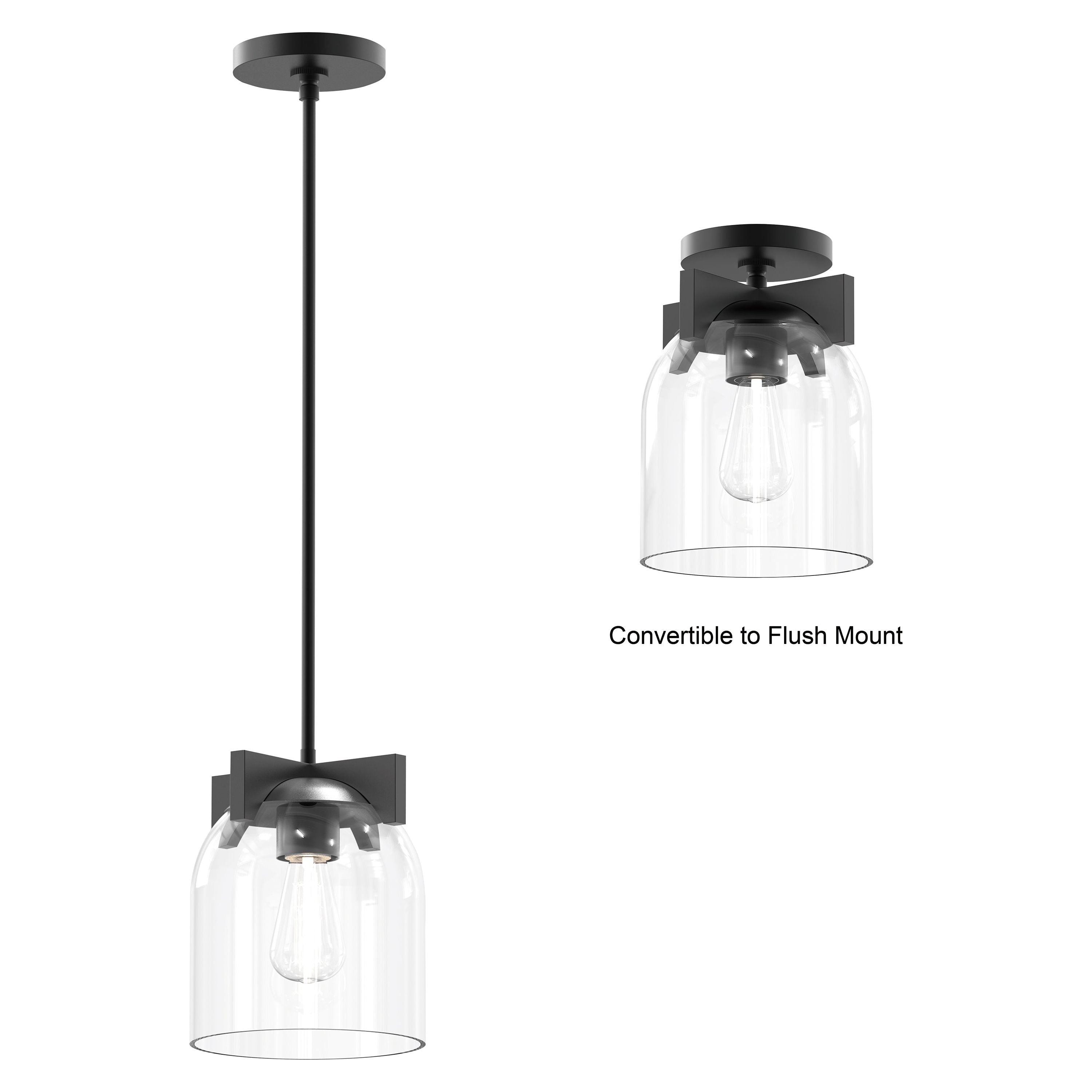 Scoop 1-Light Pendant/Flush Mount