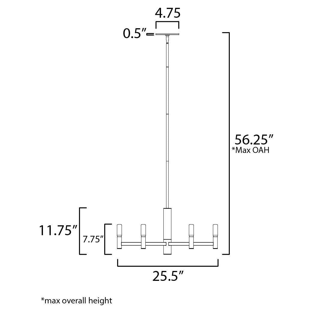 Emana 6-Light Chandelier