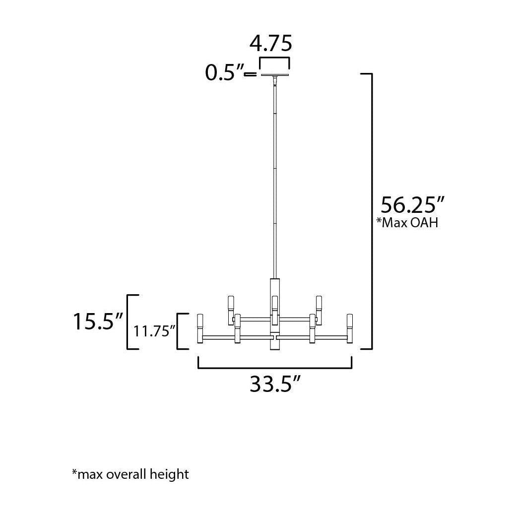 Emana 9-Light Chandelier