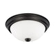 Bates 2-Light Flush Mount