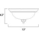 Novus 2-Light Flush Mount