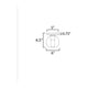 Knox 1-Light Flush Mount