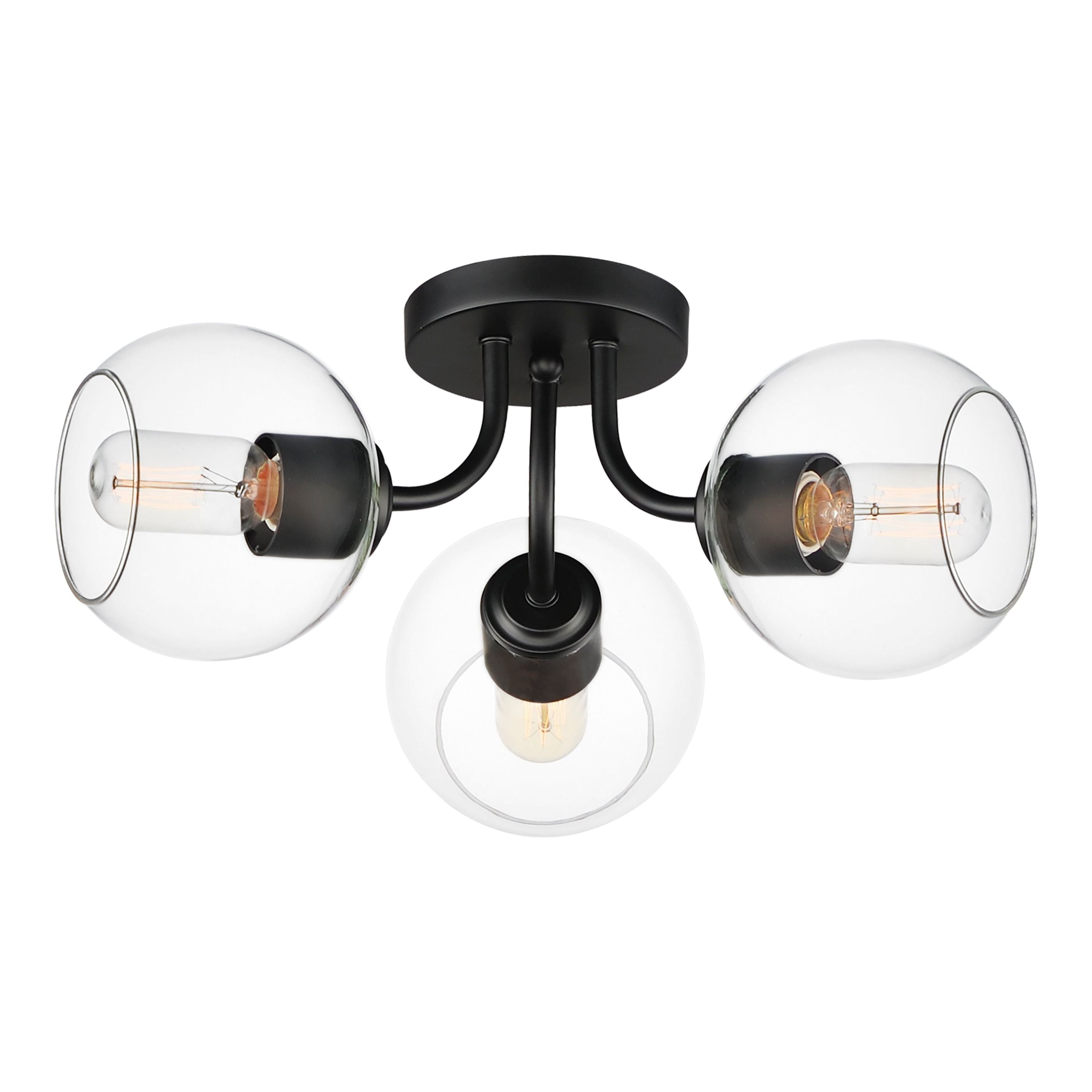 Knox 3-Light Semi-Flush Mount