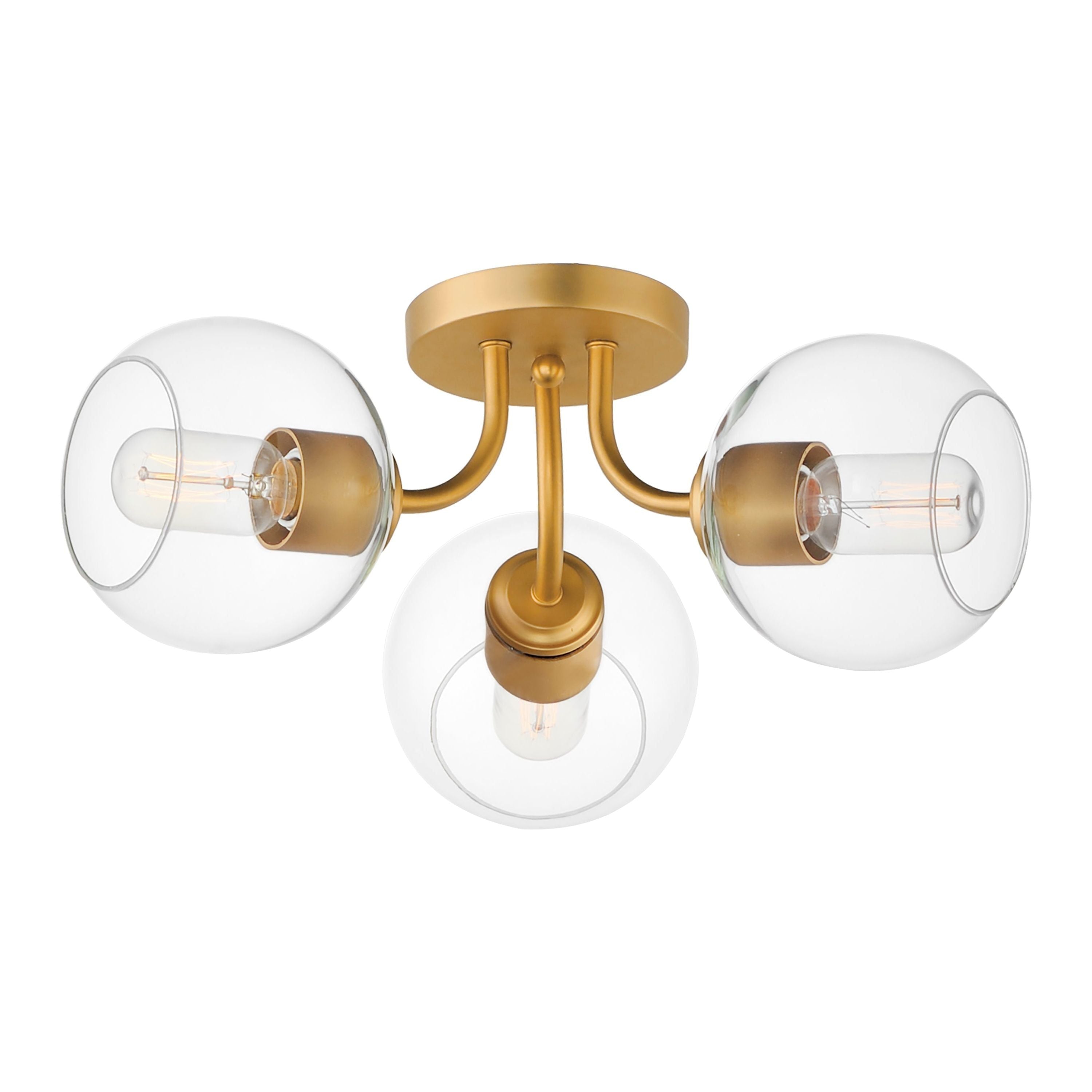 Knox 3-Light Semi-Flush Mount