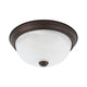 Bates 2-Light Flush Mount