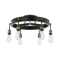 Belvedere 6-Light Semi Flush Mount