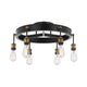 Belvedere 6-Light Semi Flush Mount