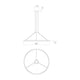 Luna 48" Round LED Pendant