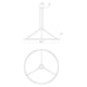 Luna 60" Round LED Pendant