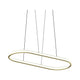 Luna 36" Racetrack Pendant
