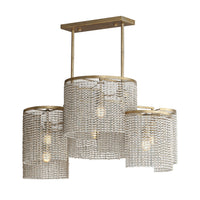 Fontaine 6-Light Linear Pendant