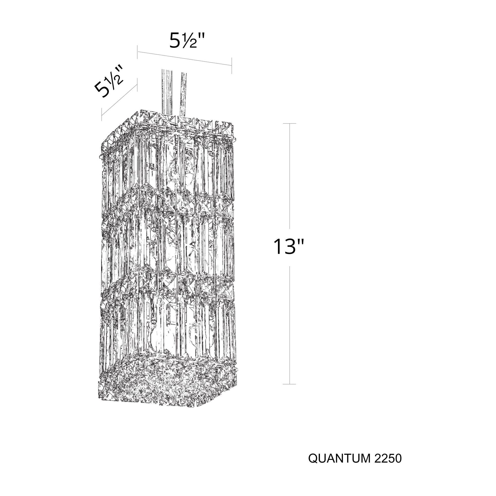 Quantum 6-Light Mini Pendant