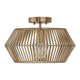 Kaiya 1-Light Semi Flush Mount