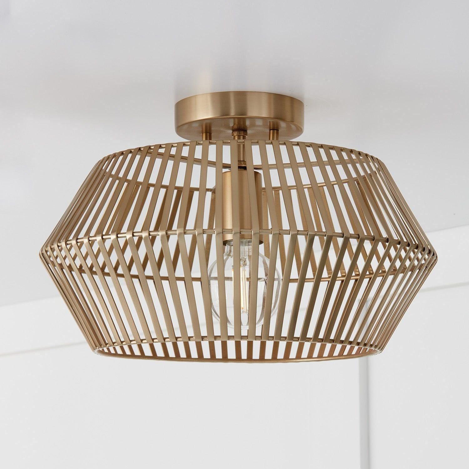 Kaiya 1-Light Semi Flush Mount