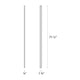 Stiletto Lungo 72" LED Wall Bar