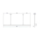 Stiletto 60" LED Pendant (with 20' Cords)