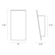 Angled Plane Narrow LED Sconce