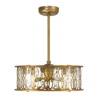 Snowden 5-Light LED Fan D'Lier