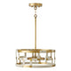 Hala 3-Light Semi Flush Mount
