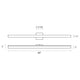 SQ-bar 40" LED Bath Bar
