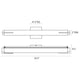 Tubo Slim LED 24" LED Bath Bar with Spine Trim