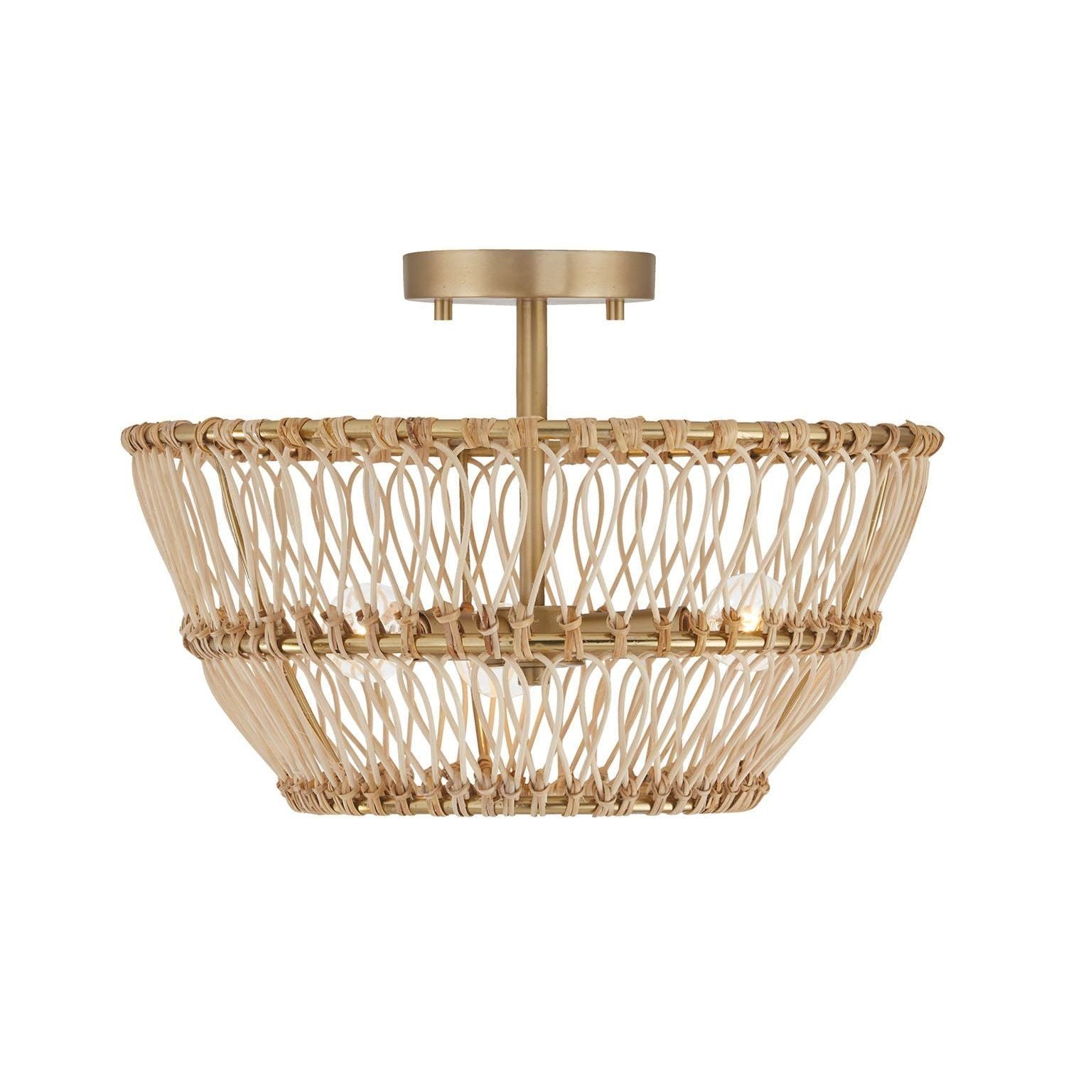 Wren 3-Light Semi Flush Mount