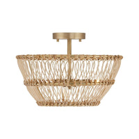 Wren 3-Light Semi Flush Mount